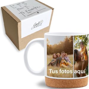 Taza personalizada con fotos + caja regalo